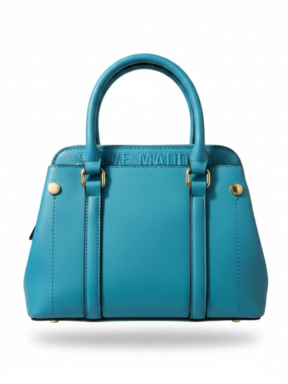 Steve Madden Turquoise Structured Top-Handle Satchel/Crossbody